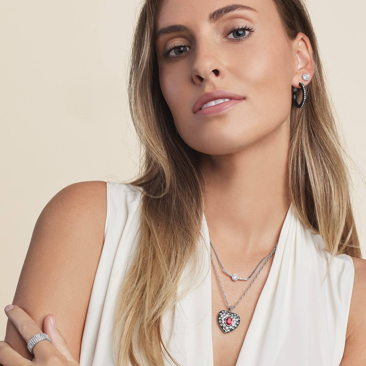 Adela Heart Mini Necklace - Image 6