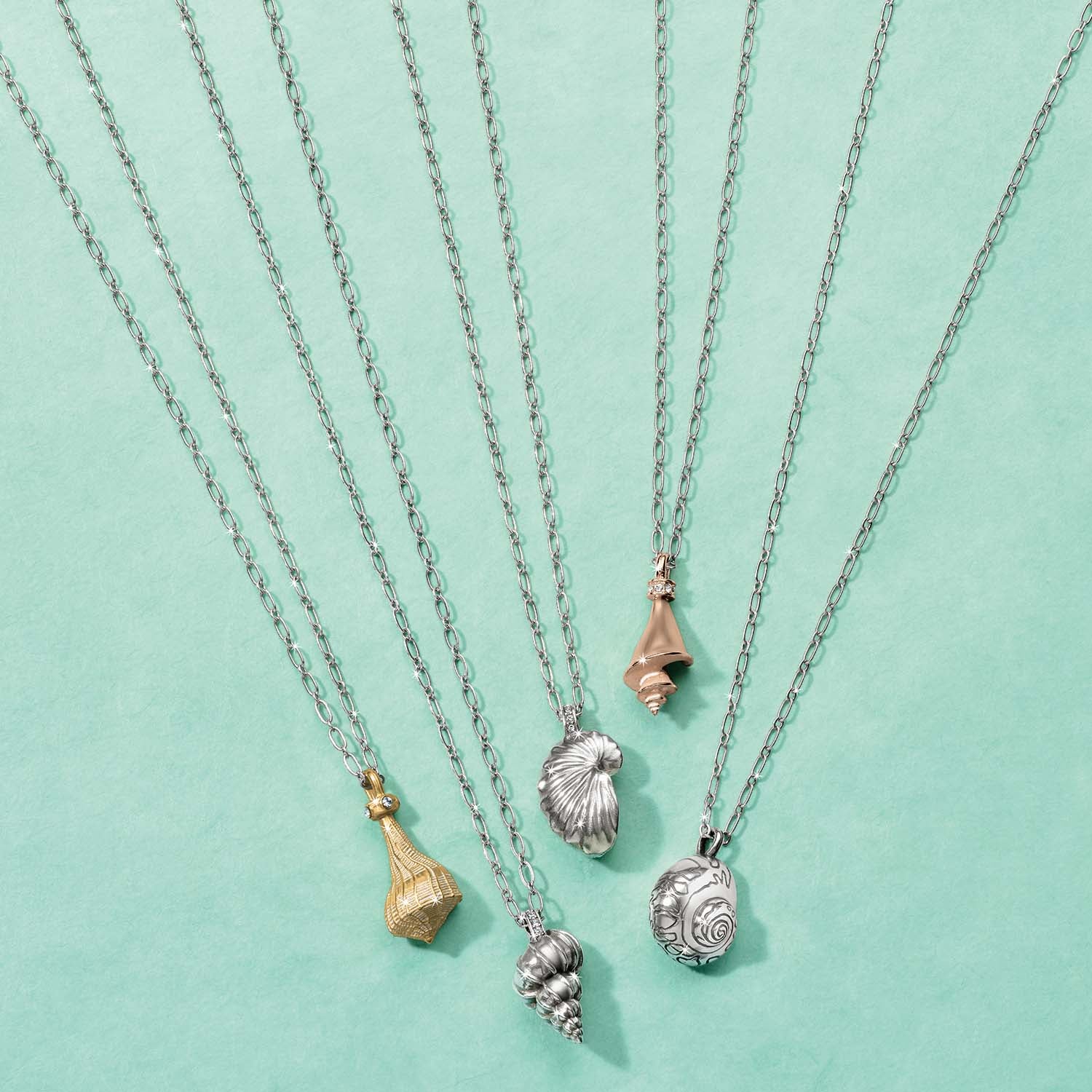African Turban Shell Necklace - Image 3