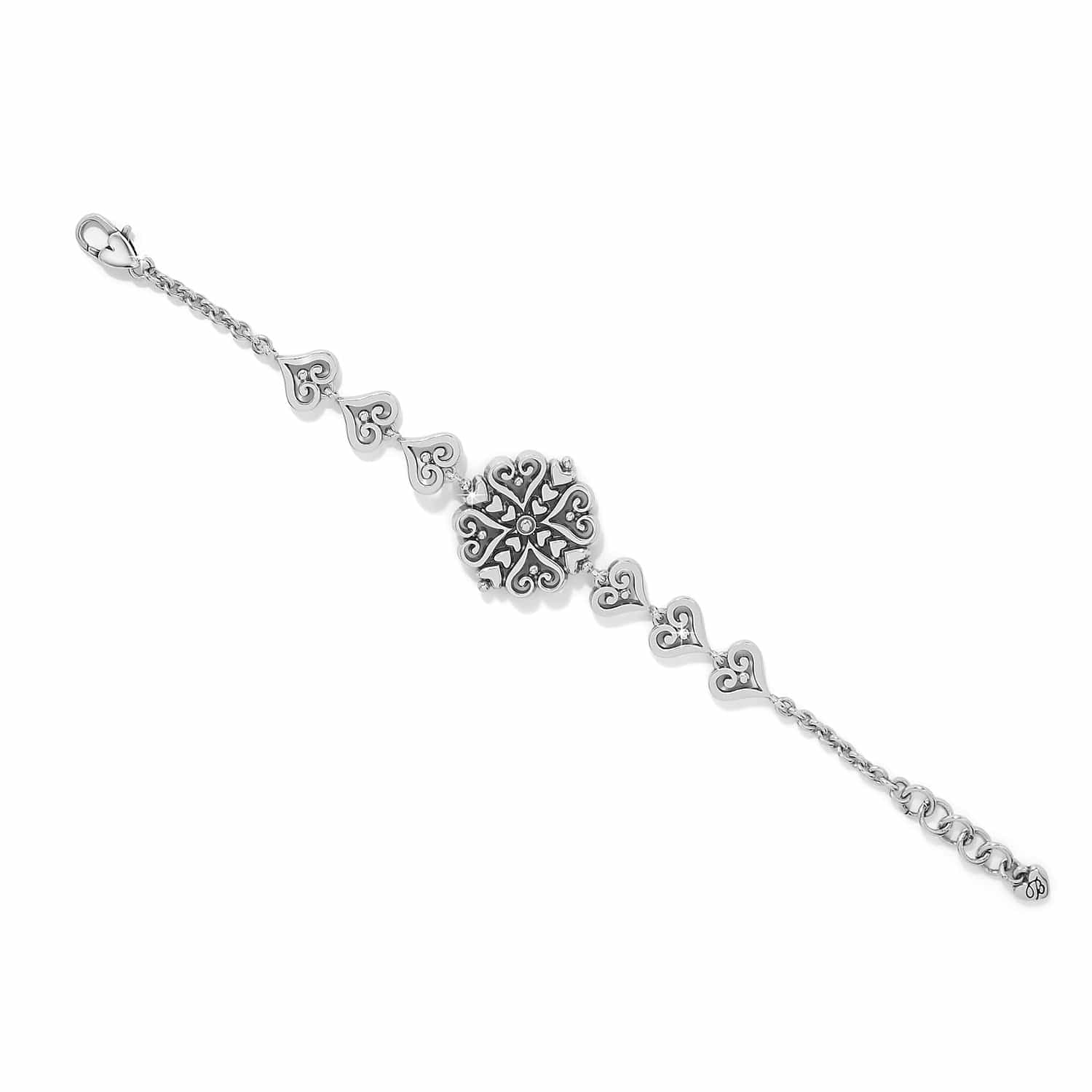 Alcazar Heart Two Tone Bracelet - Image 2