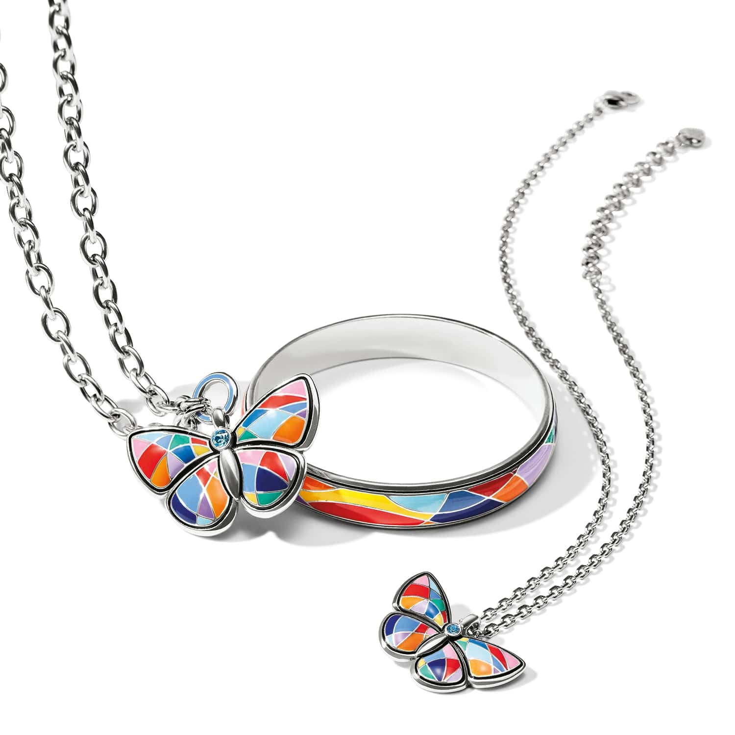 Colormix Butterfly Short Necklace - Image 4