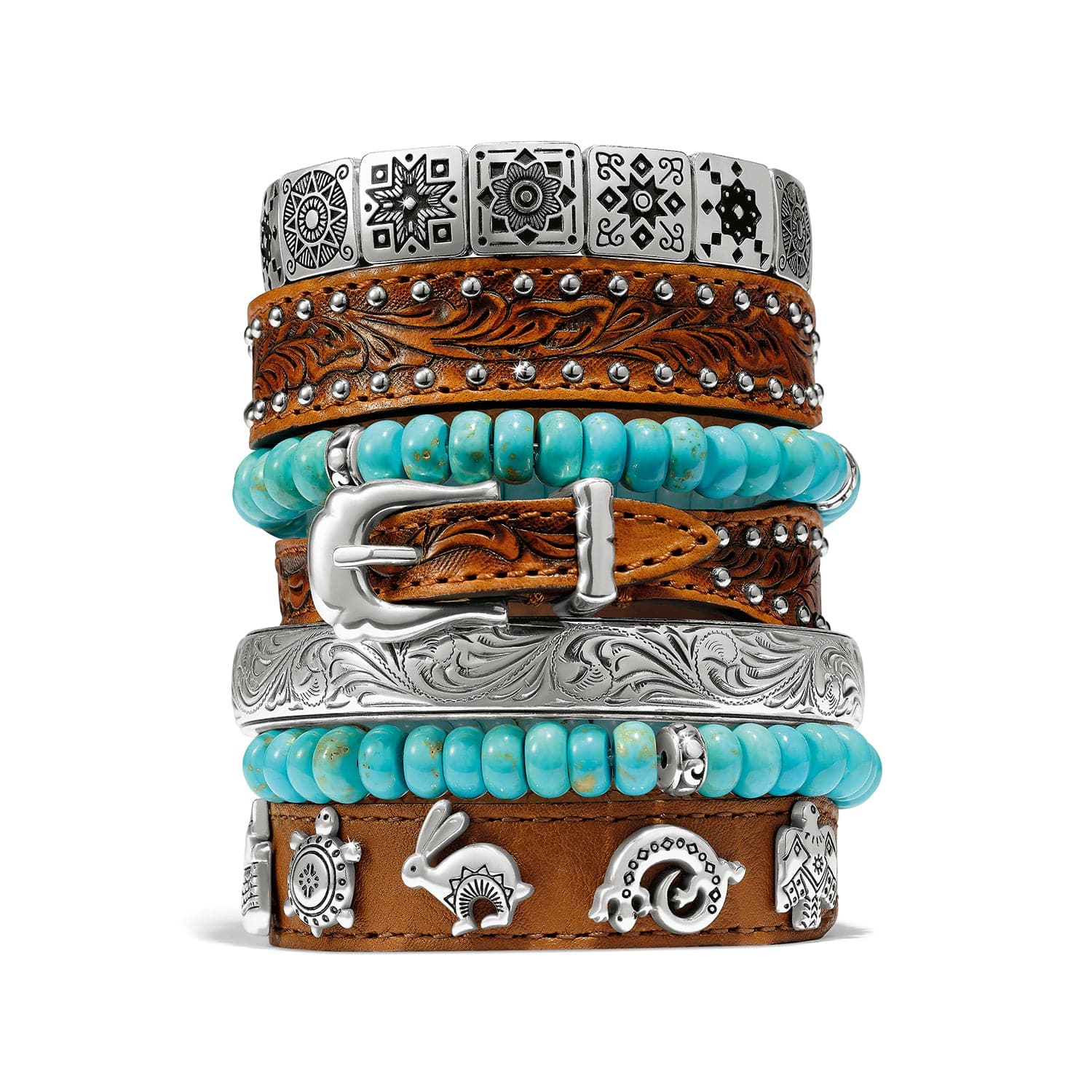 Contempo Nuevo Azul Stretch Bracelet - Image 3