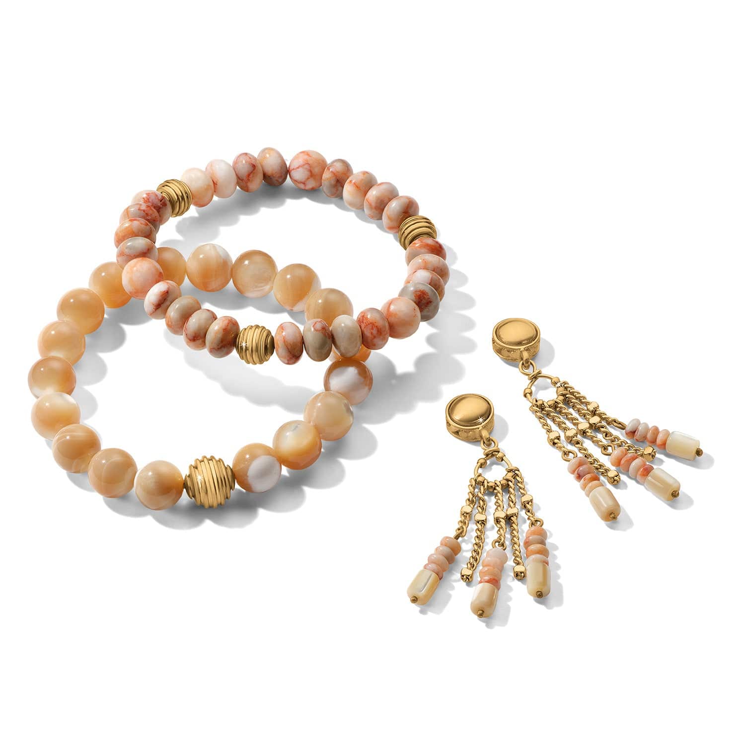 Contempo Nuevo Rosado Mother Of Pearl Stretch Brac - Image 3