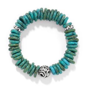 Contempo Sonora Verde Blue Stretch Bracelet