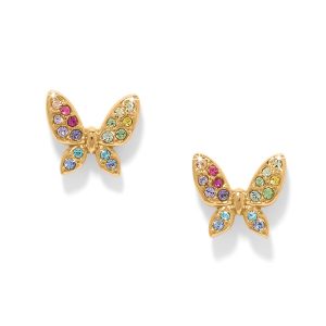 Enchanting Gem Butterfly Earrings