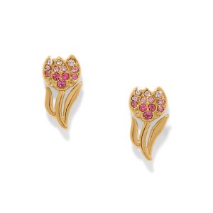 Enchanting Gem Tulip Earrings