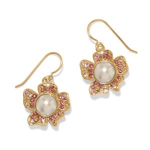 Everbloom Pearl Pink French Wire Earrings