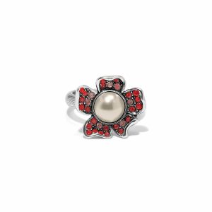 Everbloom Pearl Ruby Ring