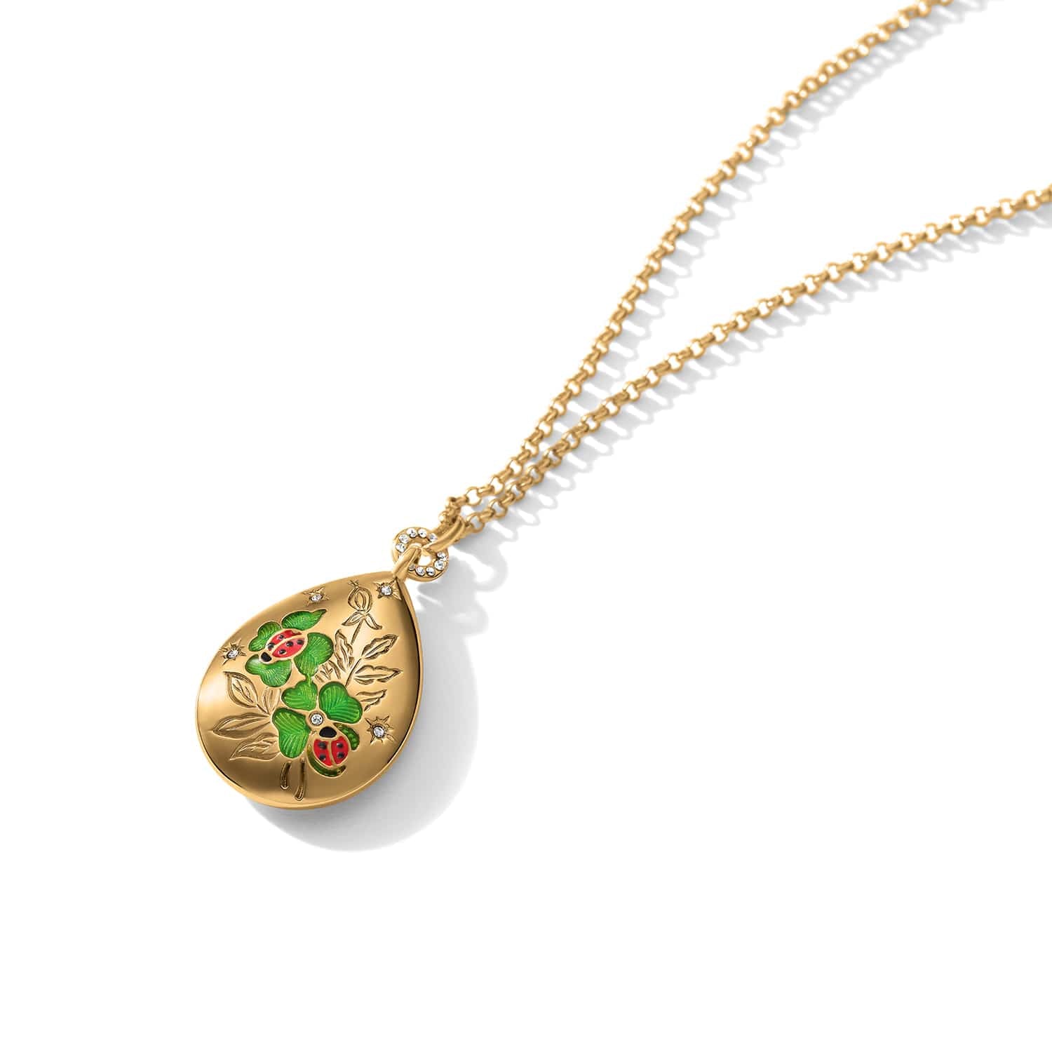 Garden's Splendour Ladybug Necklace - Image 4