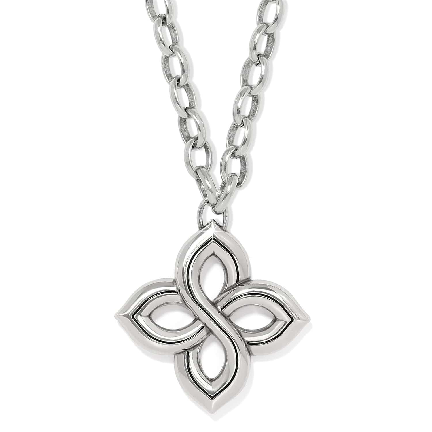 Interlok Floral Knot Bold Necklace - Image 2