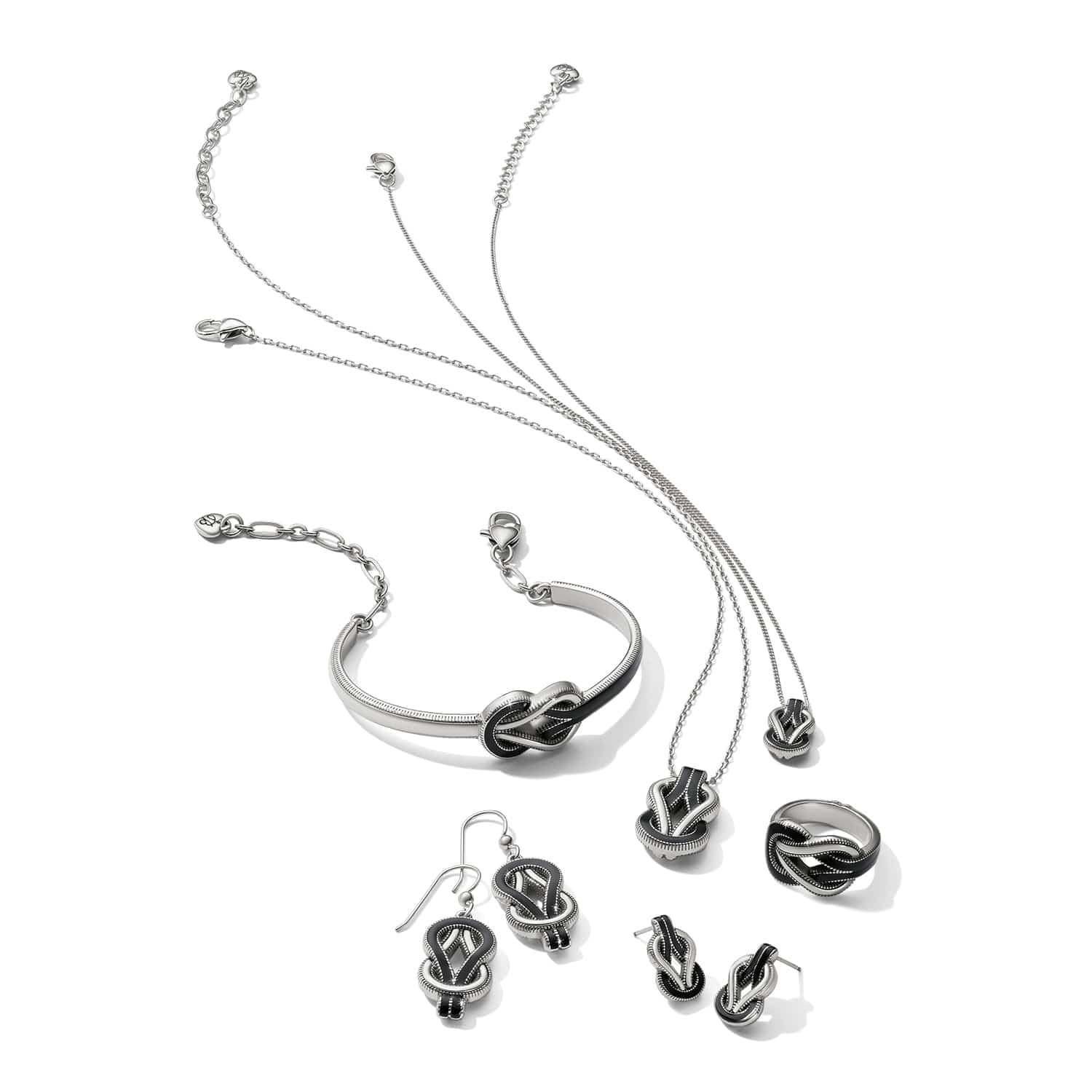 Interlok Harmony Black Post Earrings - Image 3