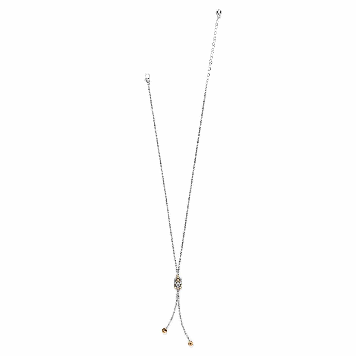 Interlok Harmony Two Tone Lariat Necklace - Image 2