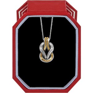 Interlok Harmony Two Tone Petite Necklace Gift Box
