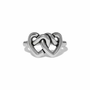 Interlok Linked Hearts Ring