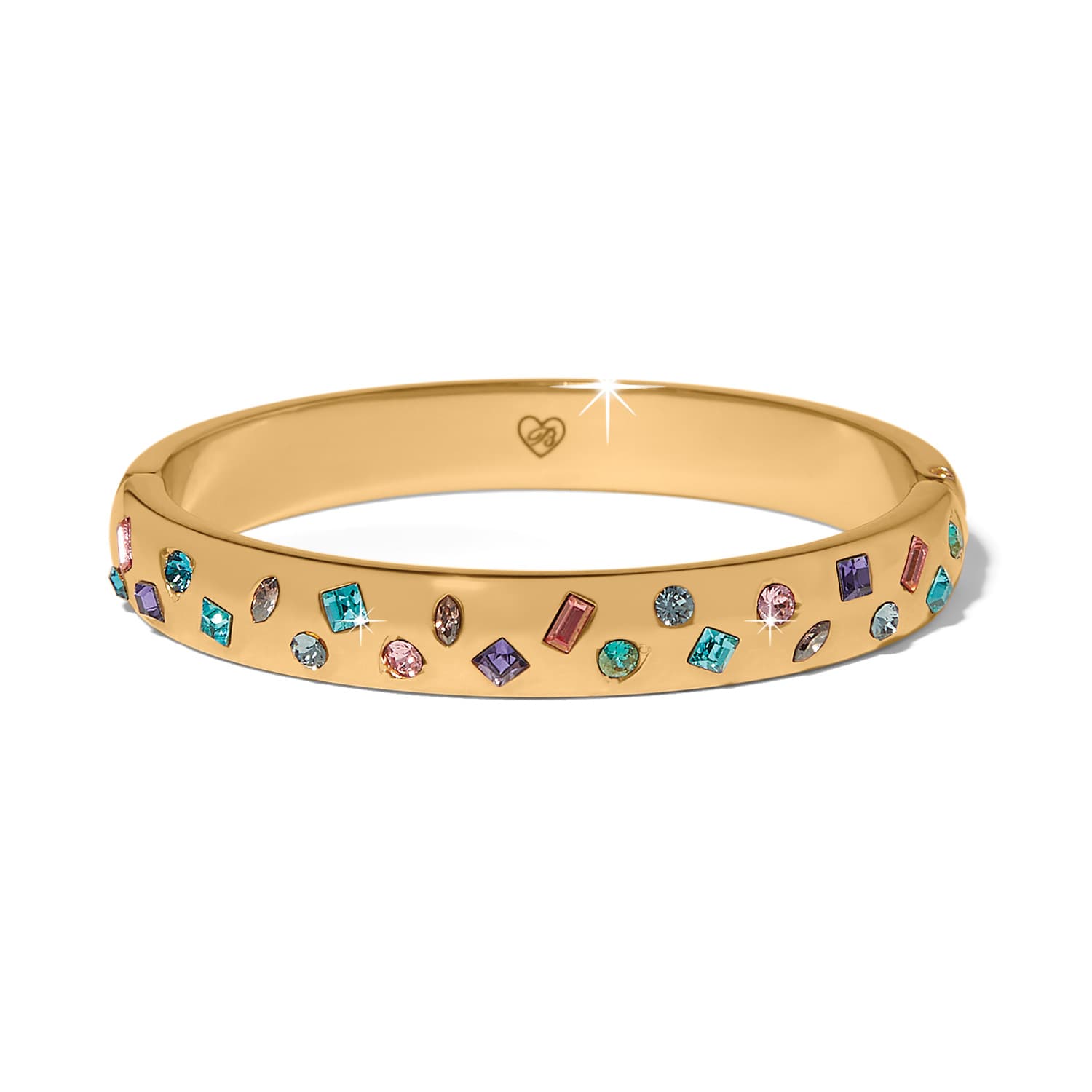 Love Messages B Radiant Bright Hinged Bangle