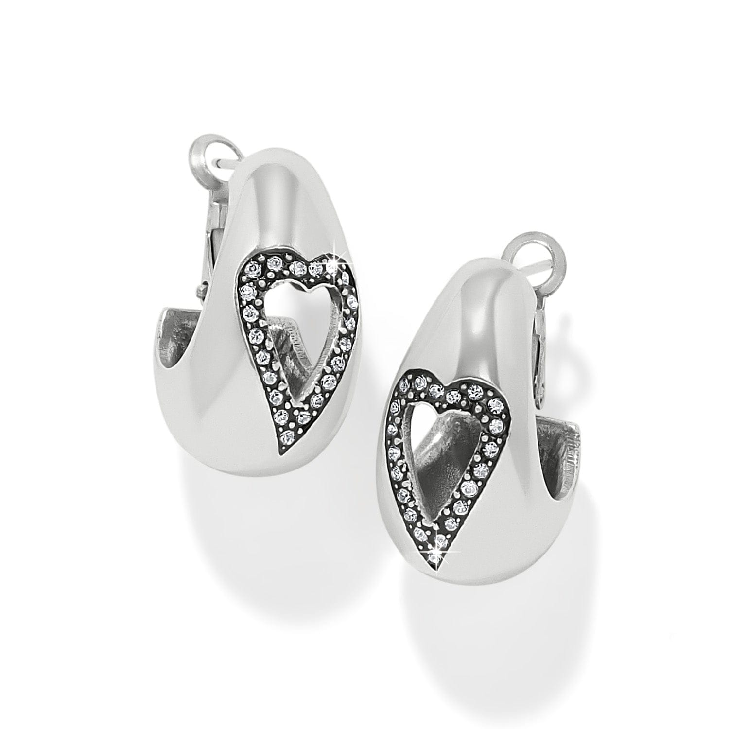Love Messages B Simple Hoop Earrings