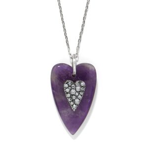 Love Messages B You Amethyst Necklace
