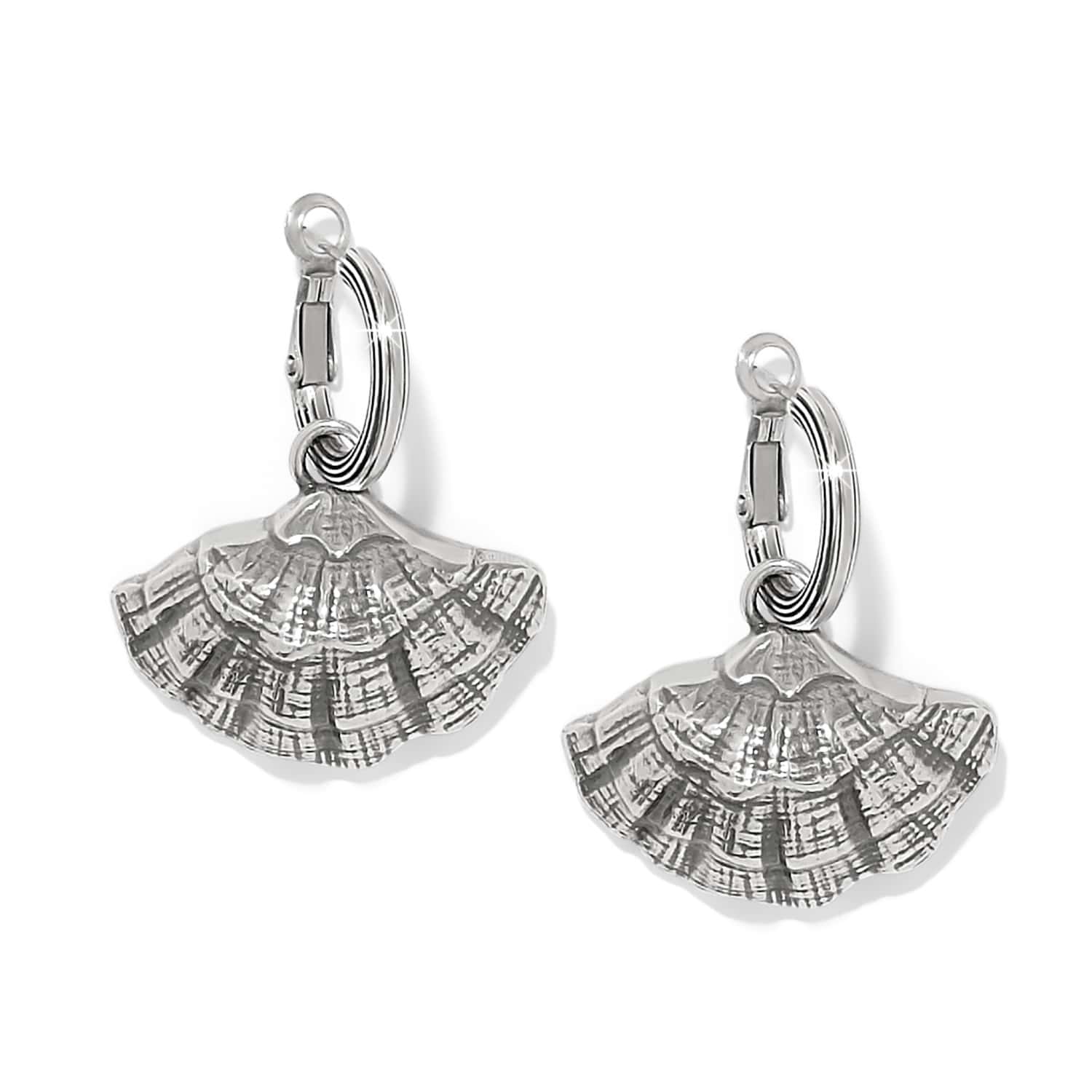 Lunar Tide Charm Hoop Earrings