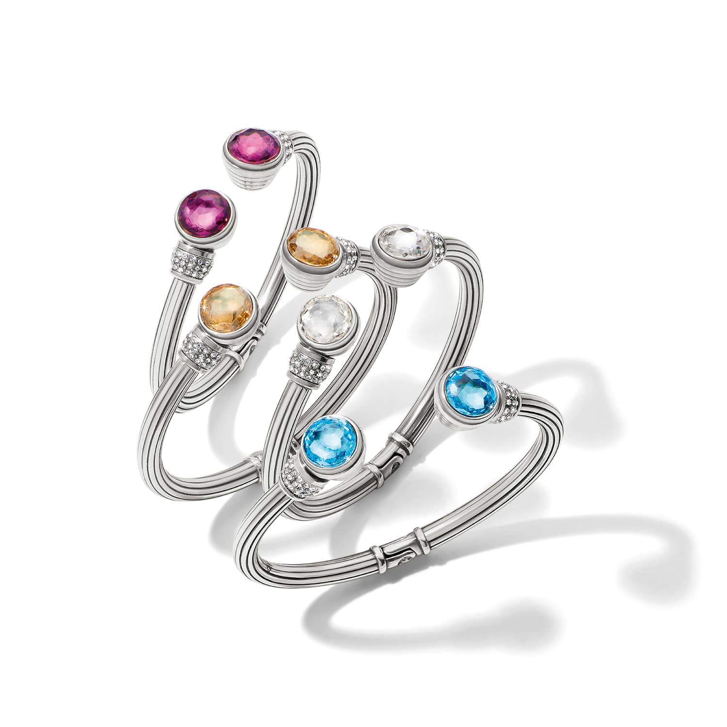 Meridian Aurora Petite Hinge Bangle - Image 4