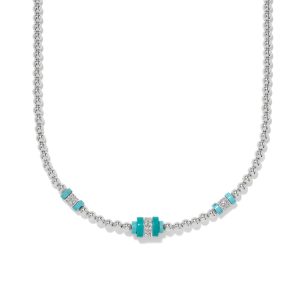 Meridian Petite Sphere Station Necklace