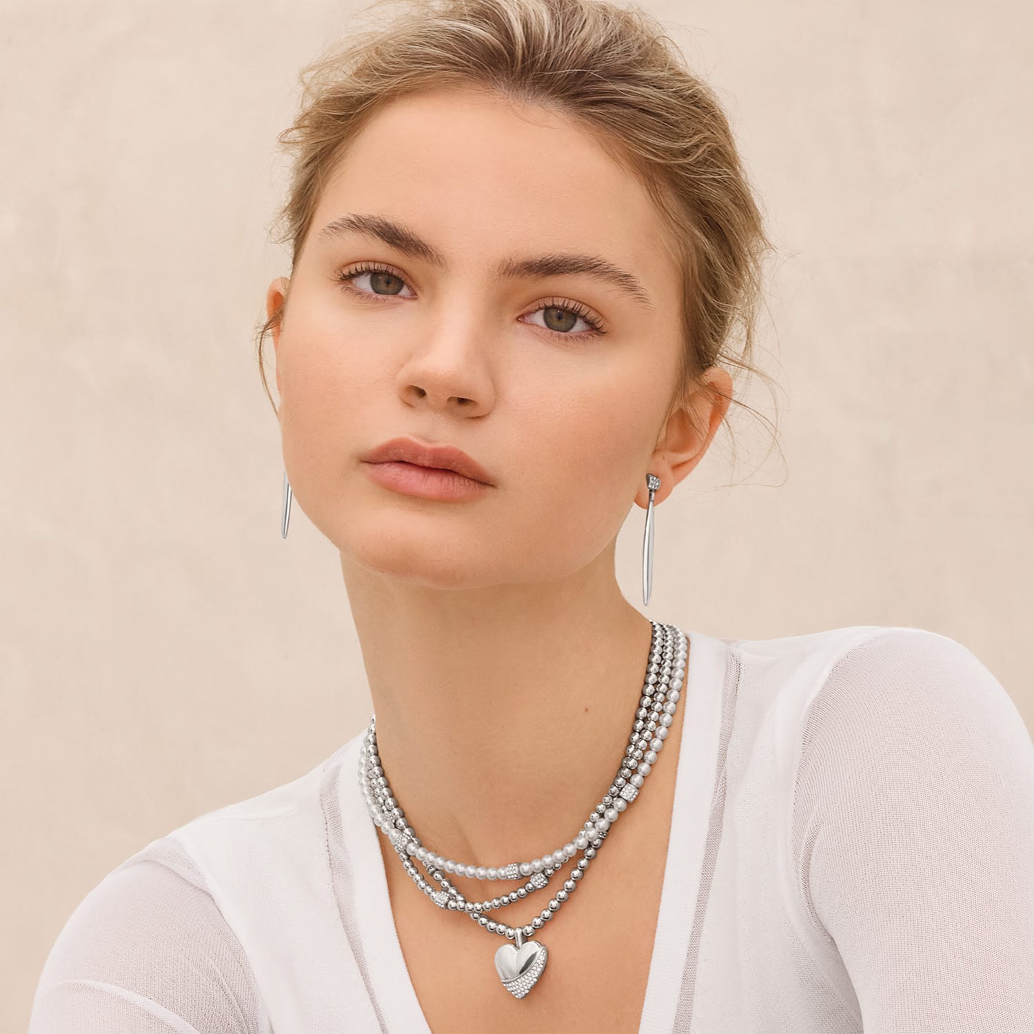 Meridian Petite Wave Heart Necklace - Image 6