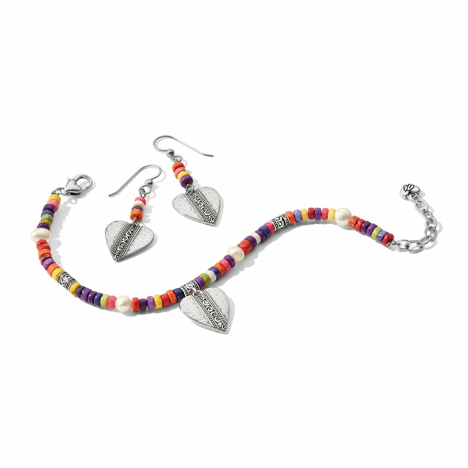 Mingle Medley Beaded Heart Bracelet - Image 2