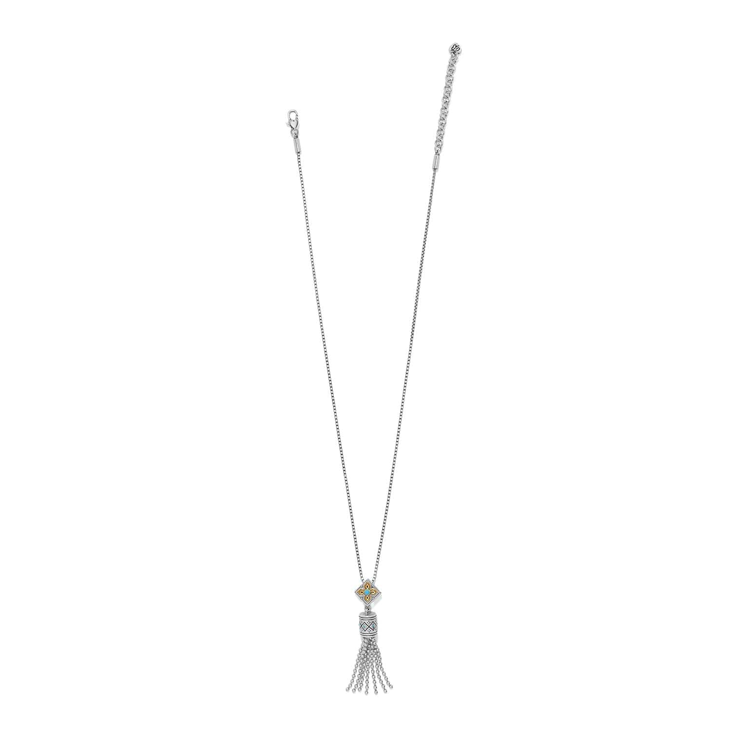 Mosaic Cerrillos Tassel Necklace - Image 2