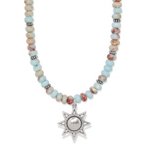 Mosaic Mojave Beam Beaded Necklace