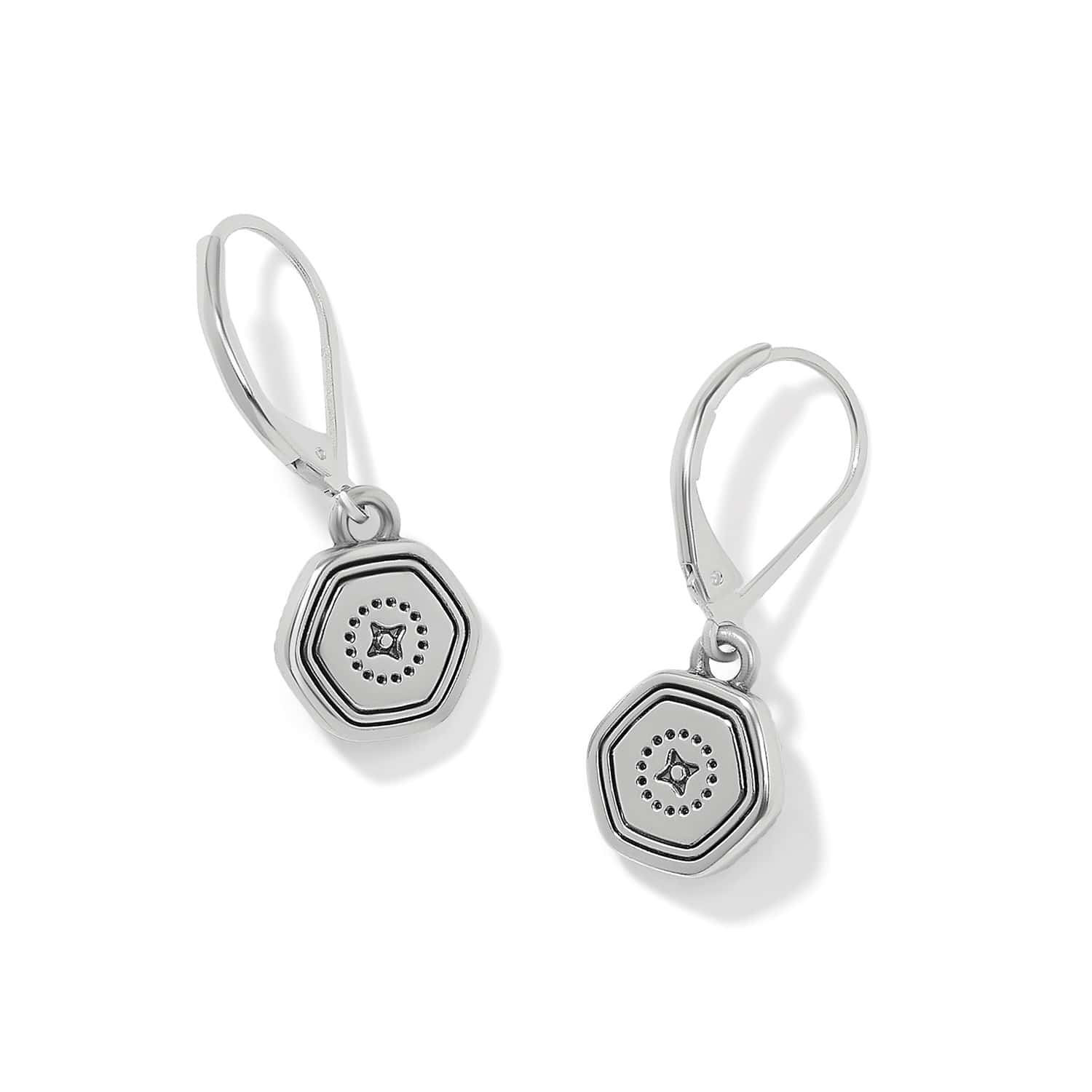Mosaic Nova Mini Leverback Drop Earrings - Image 2