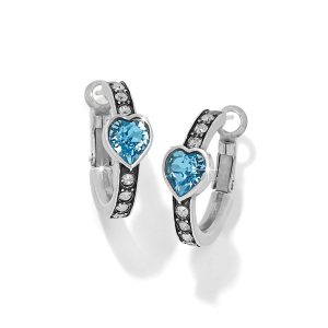 Mystery Of Love Heart Hoop Earrings