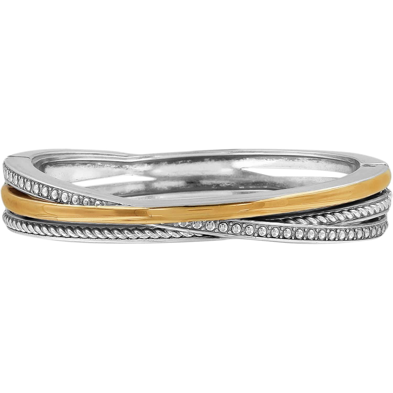 Neptune's Rings Narrow Hinged Bangle - Image 2