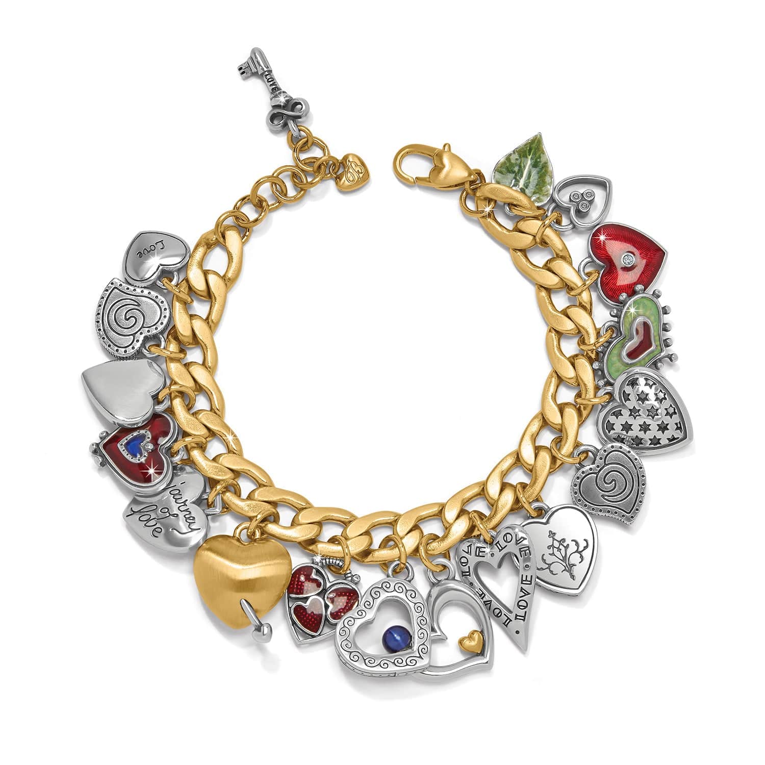 One Heart Color Charm Bracelet - Image 2