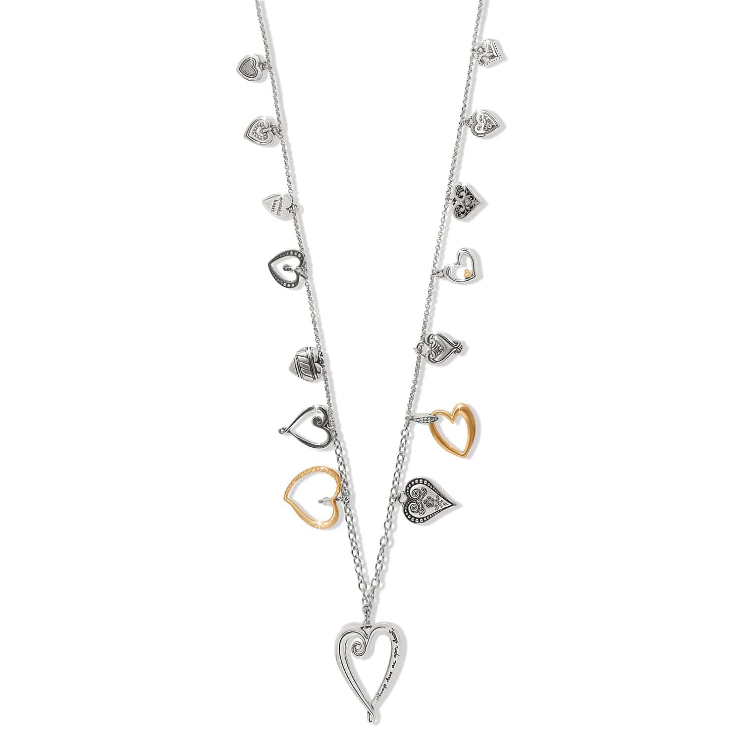 One Heart Large Long Necklace - Image 2