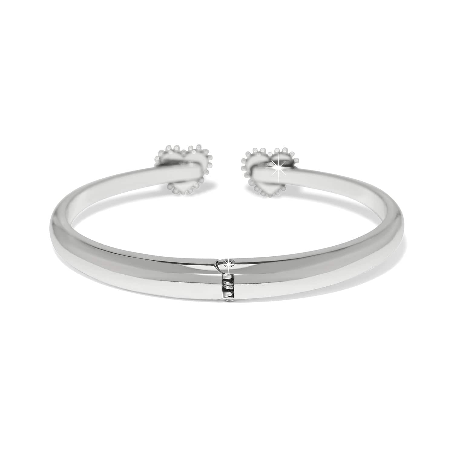 Pretty Tough Amour Heart Open Hinged Bangle - Image 2