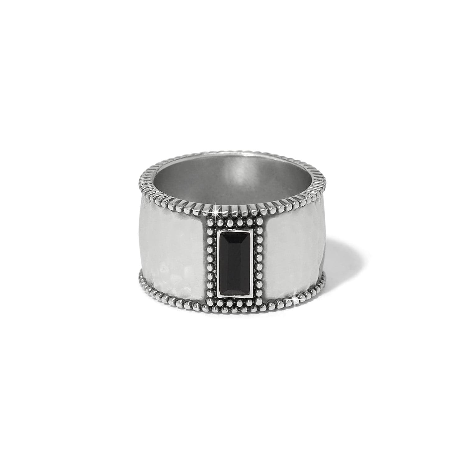 Pretty Tough Gem Wide Band Ring - Image 8