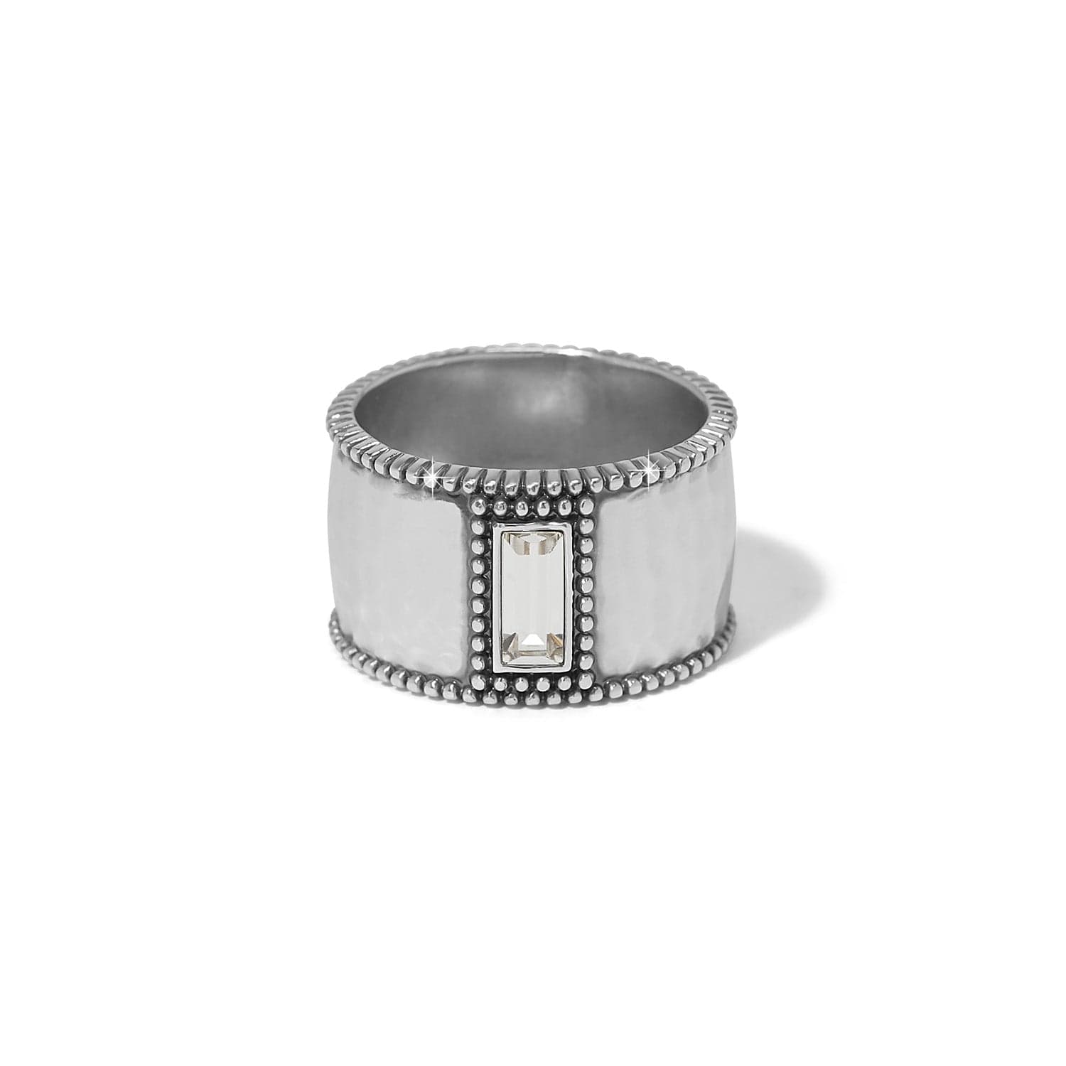 Pretty Tough Gem Wide Band Ring - Image 4