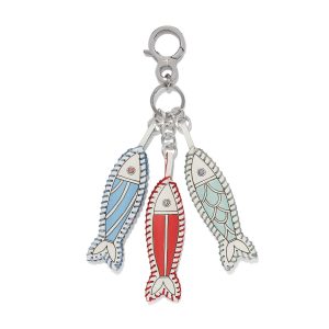 Sun & Sea Fish Trio Handbag Fob